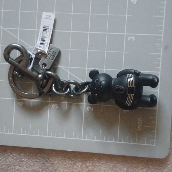 COACH Marvel Black Panther Bear Bag Charm, NWT - Picture 6 of 7